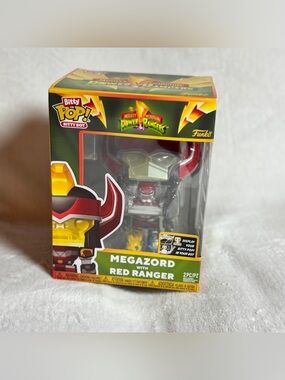 Funko Bitty Pop Bitty Bot! Megazord with Red Ranger Power Rangers 2pc NEW in Box